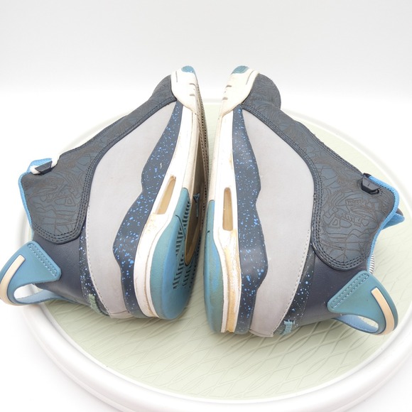 Jordan Dub Zero 311046-007 Mens 9.5 Basketball Shoes Wolf Gray Leather Sneakers - Picture 7 of 13